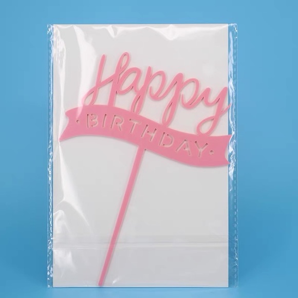 Happy birthday cake topper - Picture 2 of 2
